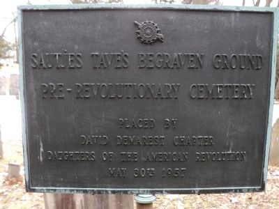 Sautes Tave’s Begraven Ground Marker. Click for full size. Sautes Tave’s Begraven Ground Marker image. Click for full size.