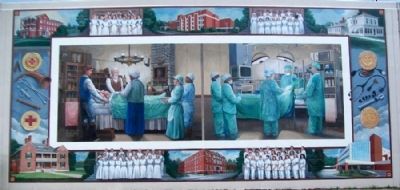 Medical History Mural image. Click for full size.