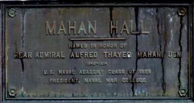 Mahan Hall Marker image. Click for full size.