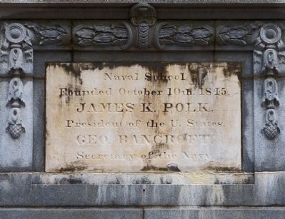 Naval School Marker. Click for full size. Naval School Marker image. Click for full size.
