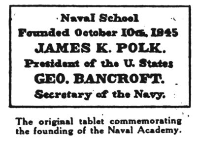 Naval School Marker image. Click for full size.