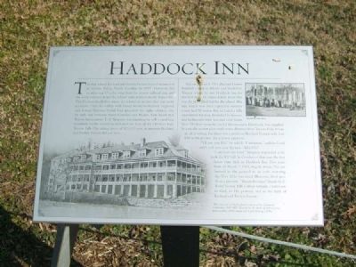 Haddock Inn Marker image. Click for full size.