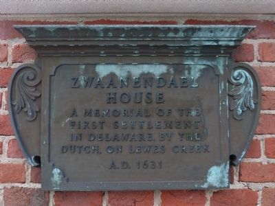 Zwaanendael House Marker. Click for full size. Zwaanendael House Marker image. Click for full size.