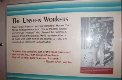 Information Displayed at the Hoover Dam Museum image. Click for full size.
