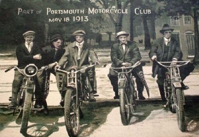 Portsmouth Motrocycle Club Mural Detail image. Click for full size.