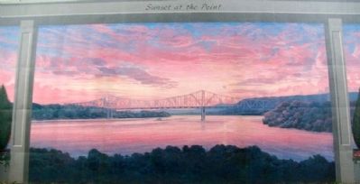 Sunset At The Point Mural image. Click for full size.