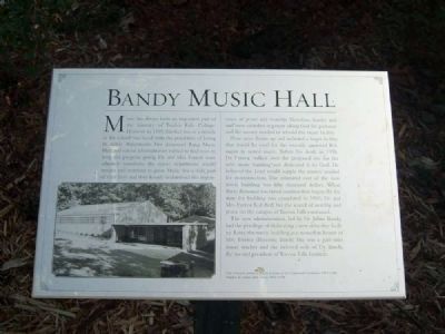 Bandy Music Hall Marker image. Click for full size.