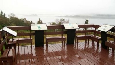 Friar's Head Observation Deck Markers. Click for full size. Friar's Head Observation Deck Markers image. Click for full size.