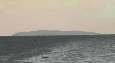 Corregidor Island ("the Rock"), viewed from the Sun Cruises ferry on Manila Bay - image. Click for full size.