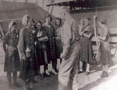 Navy "Angels" (Nurse Corps POWs) - rescued from Los Baños Internment Camp:. Click for full size. Navy "Angels" (Nurse Corps POWs) - rescued from Los Baños Internment Camp: image. Click for full size.