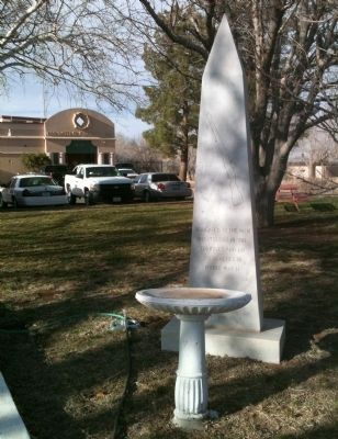 Brewster County Jail WWII Monument. Click for full size. Brewster County Jail WWII Monument image. Click for full size.