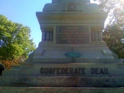 Confederate Mound Monument. Click for full size. Confederate Mound Monument image. Click for full size.