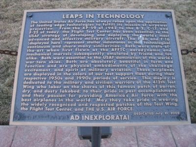 Leaps in Technology Marker image. Click for full size.
