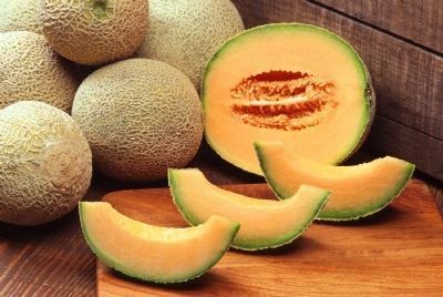North American "cantaloupes" are actually a type of muskmelon image. Click for full size.