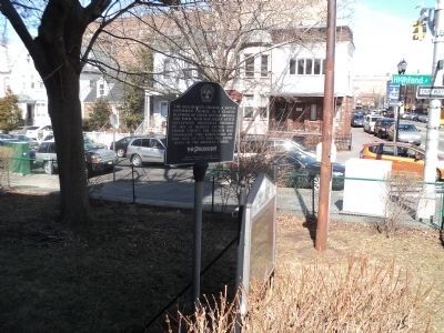 Old Bergen Church Marker. Click for full size. Old Bergen Church Marker image. Click for full size.