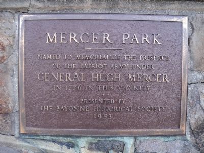 Mercer Park Marker image. Click for full size.