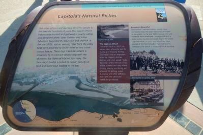 Capitola’s Natural Riches Marker. Click for full size. Capitola’s Natural Riches Marker image. Click for full size.