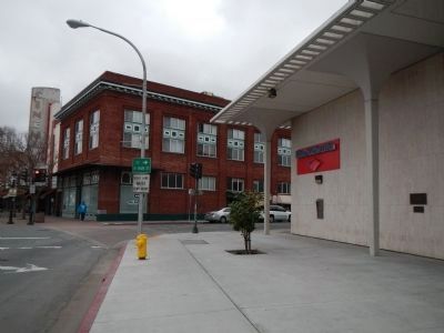 Site of the First Salinas Library Marker. Click for full size. Site of the First Salinas Library Marker image. Click for full size.
