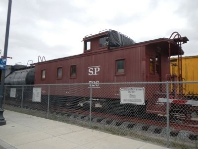 Southern Pacific Caboose # 726 Marker. Click for full size. Southern Pacific Caboose # 726 Marker image. Click for full size.