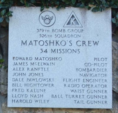379th Bombardment Group - 526th Squadron - "Matoshko"s Crew" image. Click for full size.