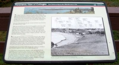Panoramic View of Cottages Marker. Click for full size. Panoramic View of Cottages Marker image. Click for full size.