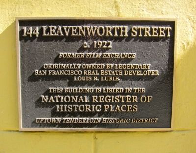 Former Film Exchange Marker. Click for full size. Former Film Exchange Marker image. Click for full size.