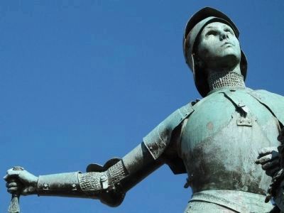 Jeanne d'Arc sans sword image. Click for full size.