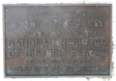 Gosby House Inn Marker image. Click for full size.