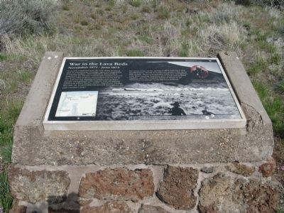 War in the Lava Beds Marker image. Click for full size.