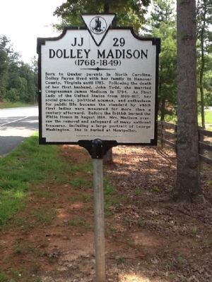 Dolley Madison Marker image. Click for full size.