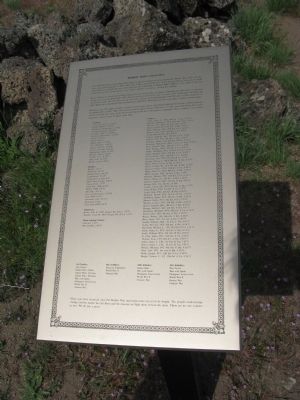 Modoc War Casualties Marker image. Click for full size.