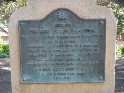 Early American Baptisms Marker. Click for full size. Early American Baptisms Marker image. Click for full size.