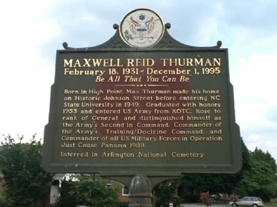 Maxwell Reid Thurman Marker image. Click for full size.