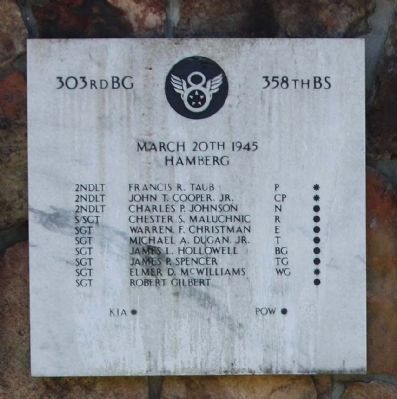 303rd Bomb Group 358th Bomb Squadron image. Click for more information.