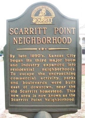 Scarritt Point Neighborhood Marker image. Click for full size.
