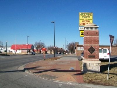 Independence Boulevard Marker. Click for full size. Independence Boulevard Marker image. Click for full size.