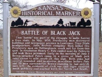 Battle of Black Jack Marker. Click for full size. Battle of Black Jack Marker image. Click for full size.