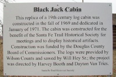 Black Jack Cabin Marker image. Click for full size.