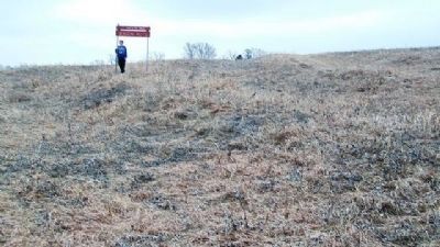 Santa Fe Trail Ruts at Boyd Prairie Preserve, Black Jack Park. Click for full size. Santa Fe Trail Ruts at Boyd Prairie Preserve, Black Jack Park image. Click for full size.