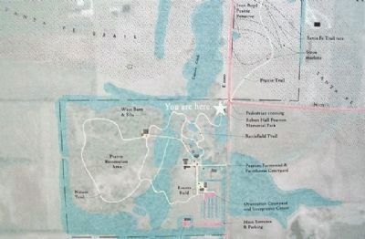Map on The Battle of Black Jack Marker image. Click for full size.