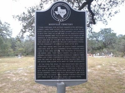 Rossville Cemetery Marker. Click for full size. Rossville Cemetery Marker image. Click for full size.