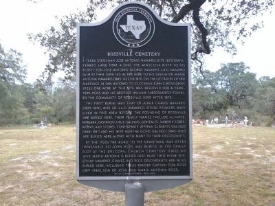Rossville Cemetery Marker image. Click for full size.