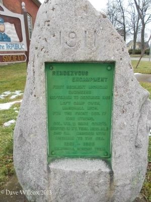 Marshall Grand Army of the Republic Encampment memorial image. Click for full size.