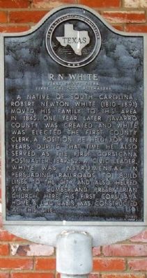 R.N. White Marker. Click for full size. R.N. White Marker image. Click for full size.