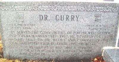 Lewis Allison Curry, M. D. Marker image. Click for full size.