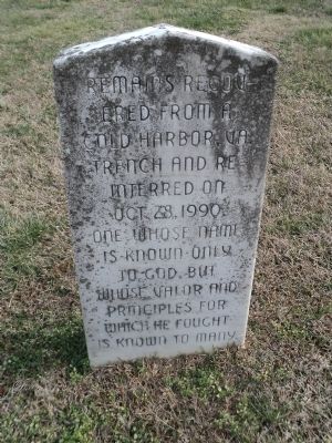 Back of Marker image. Click for full size.