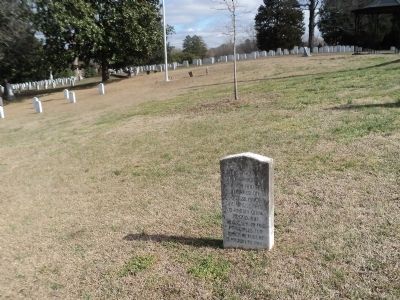 Unknown NC Soldier CSA Marker image. Click for full size.