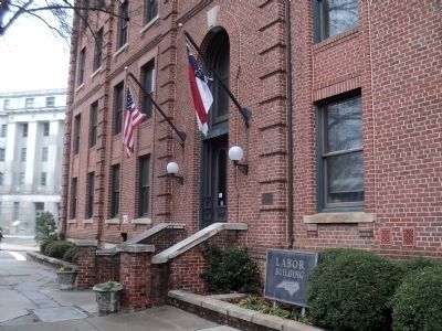 Marker in Raleigh image. Click for full size.