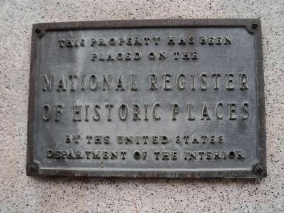 Marker on East Side of Agriculture Building. Click for full size. Marker on East Side of Agriculture Building image. Click for full size.