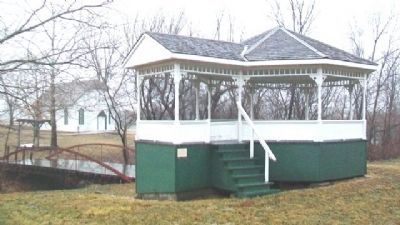 Bandstand and Marker. Click for full size. Bandstand and Marker image. Click for full size.